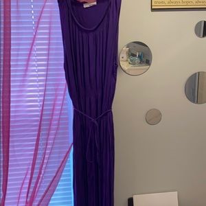 Purple Long maxi Dress